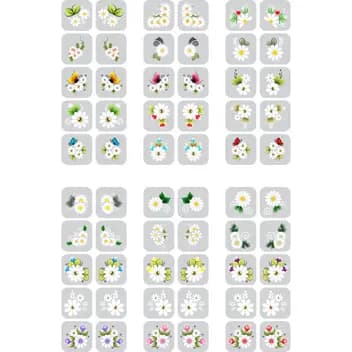 Paty Beauty — adesivos florais brancos