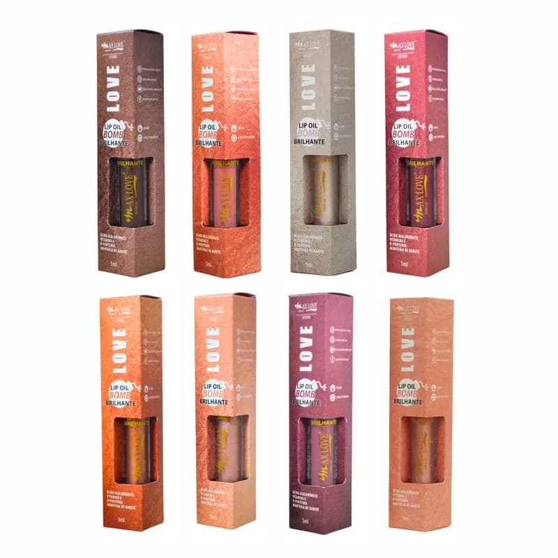 Lip Oil Bomb Brilhante — todas as cores
