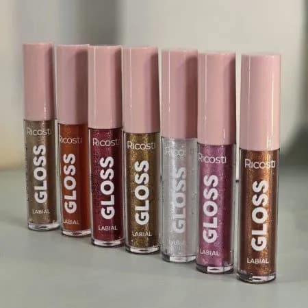Ricosti Gloss Labial Vegano — todas as cores