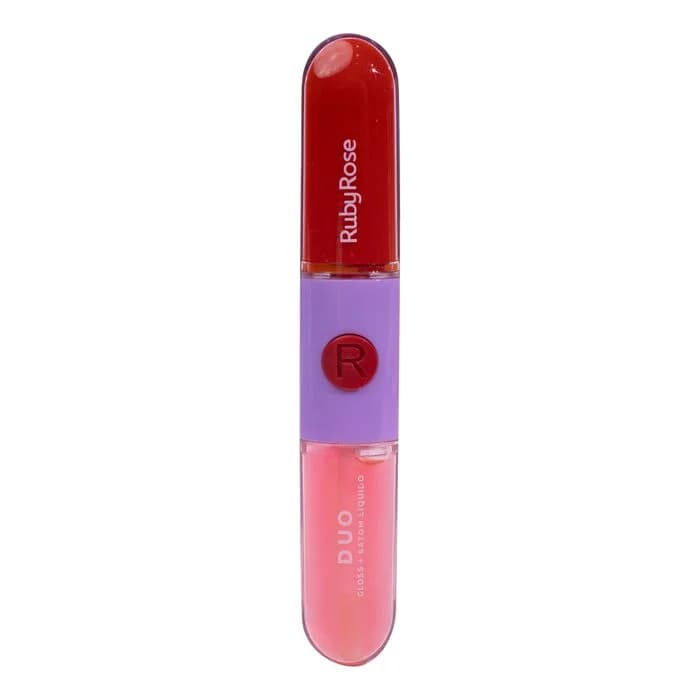 Batom e Gloss Líquido Duo LD01