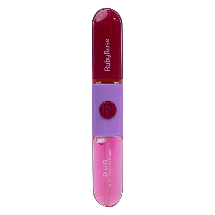 Batom e Gloss Líquido Duo LD03