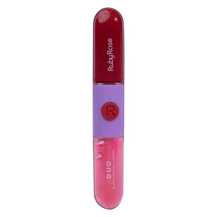 Batom e Gloss Líquido Duo LD09