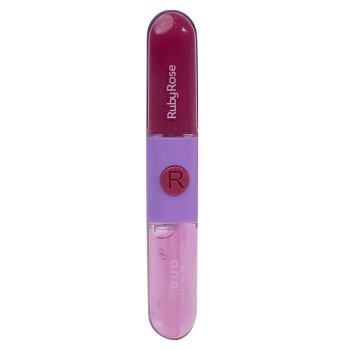 Batom e Gloss Líquido Duo LD11