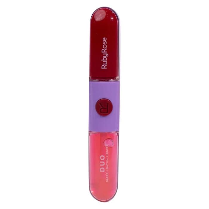Batom e Gloss Líquido Duo LD12