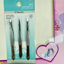 Kit com três pinças Aoyasiyue